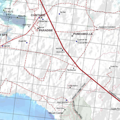Getlost Map 5831 TALIA Topographic Map V14d 1:75,000 Preview 2
