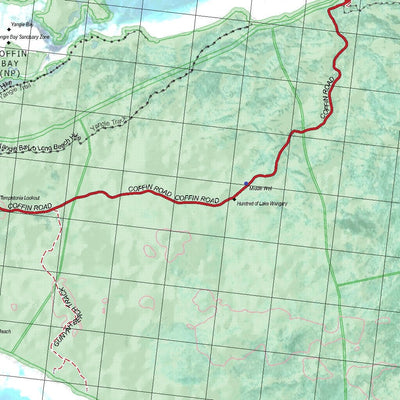 Getlost Map 5928 WANGARY Topographic Map V14d 1:75,000 Preview 3