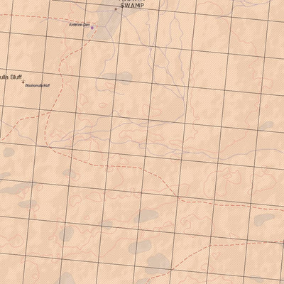Getlost Map 6137 PARAKYLIA Topographic Map V14d 1:75,000 Preview 3