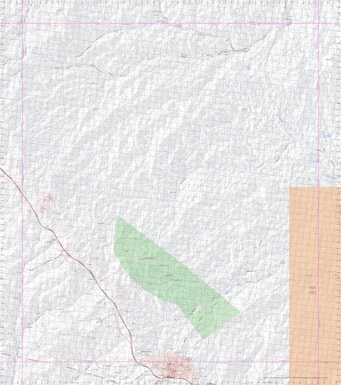 Getlost Map 5840 ALGEBULLCULLIA Topographic Map V14d 1:75,000 Preview 1