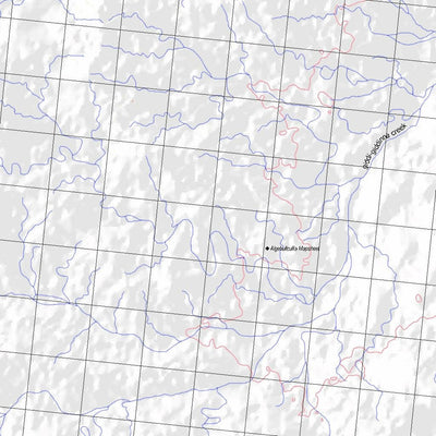 Getlost Map 5840 ALGEBULLCULLIA Topographic Map V14d 1:75,000 Preview 2