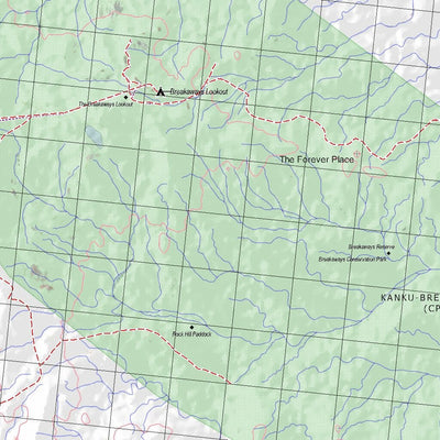 Getlost Map 5840 ALGEBULLCULLIA Topographic Map V14d 1:75,000 Preview 3