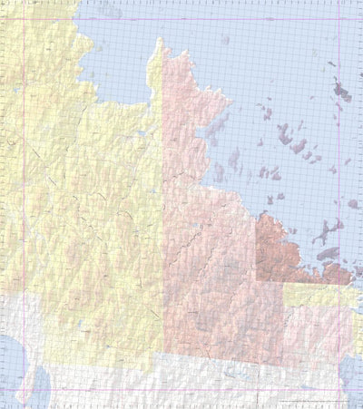 Getlost Map 6034 MOONAREE Topographic Map V14d 1:75,000 Preview 1