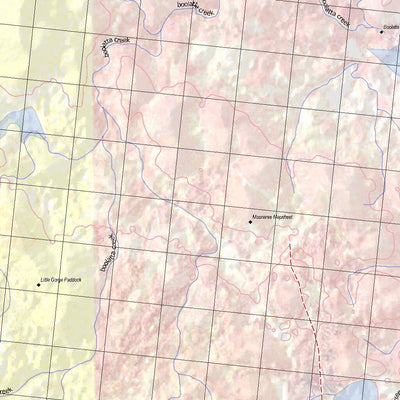 Getlost Map 6034 MOONAREE Topographic Map V14d 1:75,000 Preview 2