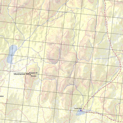 Getlost Map 6034 MOONAREE Topographic Map V14d 1:75,000 Preview 3