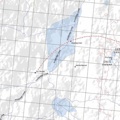 Getlost Map 5943 ALAMILDA Topographic Map V14d 1:75,000 Preview 2