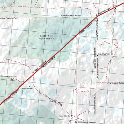 Getlost Map 6327 COONARIE Topographic Map V14d 1:75,000 Preview 3