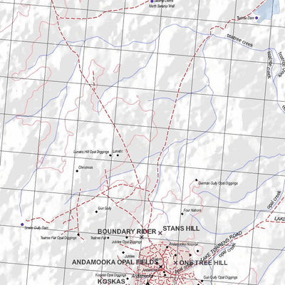 Getlost Map 6337 YARRAWURTA Topographic Map V14d 1:75,000 Preview 3