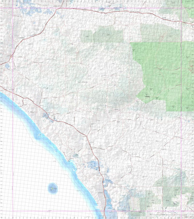 Getlost Map 5930 SHERINGA Topographic Map V14d 1:75,000 Preview 1