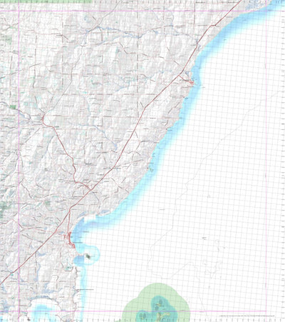 Getlost Map 6129 TUMBY Topographic Map V14d 1:75,000 Preview 1