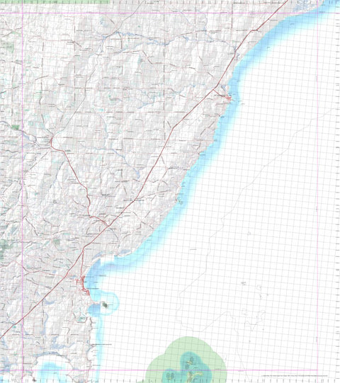 Getlost Map 6129 TUMBY Topographic Map V14d 1:75,000 Preview 1