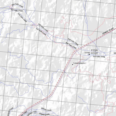 Getlost Map 5942 OODNADATTA Topographic Map V14d 1:75,000 Preview 2