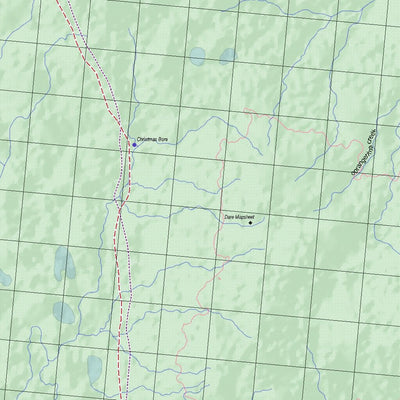 Getlost Map 5945 DARE Topographic Map V14d 1:75,000 Preview 2