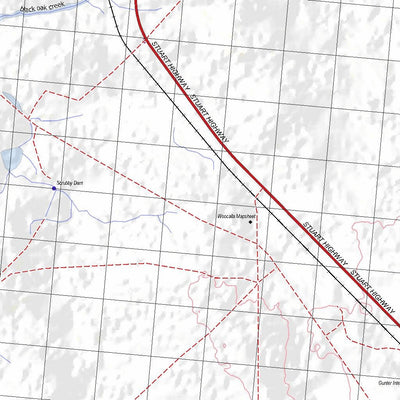 Getlost Map 6334 WOOCALLA Topographic Map V14d 1:75,000 Preview 2