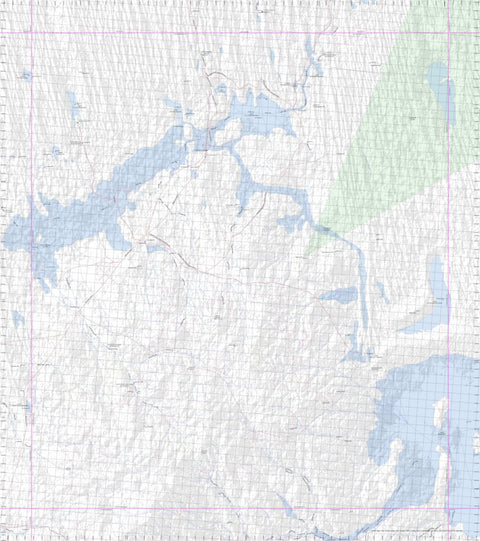 Getlost Map 6640 KOPPERAMANNA Topographic Map V14d 1:75,000 Preview 1