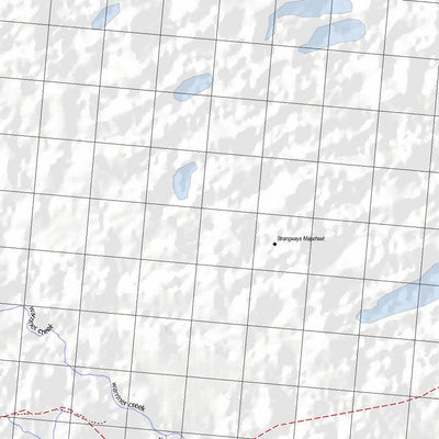 Getlost Map 6239 STRANGWAYS Topographic Map V14d 1:75,000 Preview 2