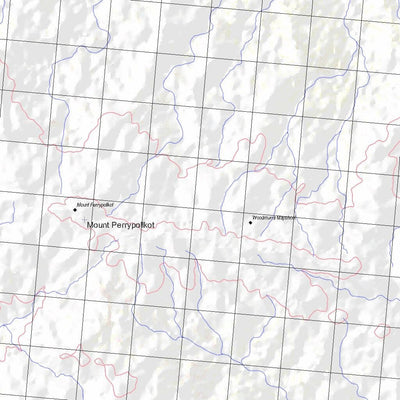 Getlost Map 6142 WOODMURRA Topographic Map V14d 1:75,000 Preview 2