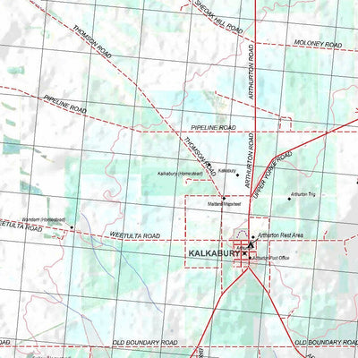 Getlost Map 6429 MAITLAND Topographic Map V14d 1:75,000 Preview 2