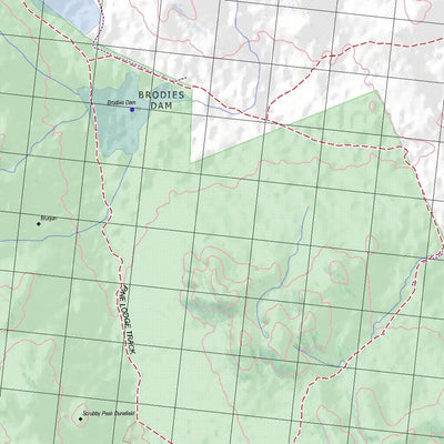 Getlost Map 5933 YARTOO Topographic Map V14d 1:75,000 Preview 3