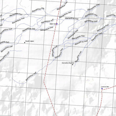 Getlost Map 6744 DIAMANTINA Topographic Map V14d 1:75,000 Preview 2