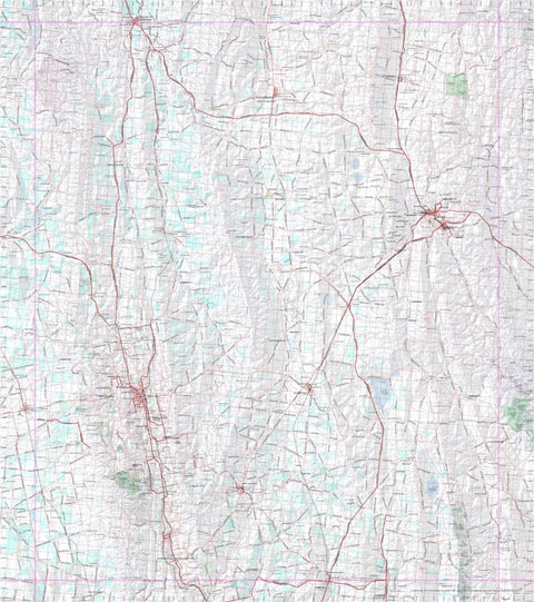 Getlost Map 6630 CLARE Topographic Map V14d 1:75,000 Preview 1