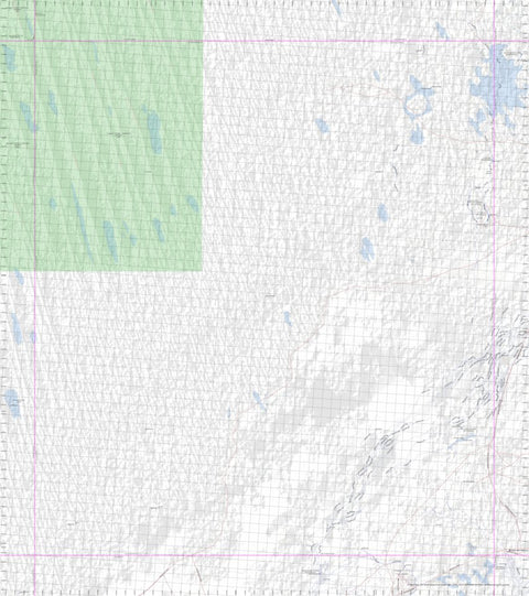 Getlost Map 6644 GOYDER LAGOON Topographic Map V14d 1:75,000 Preview 1