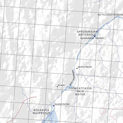 Getlost Map 6739 TOONCATCHYIN Topographic Map V14d 1:75,000 Preview 2