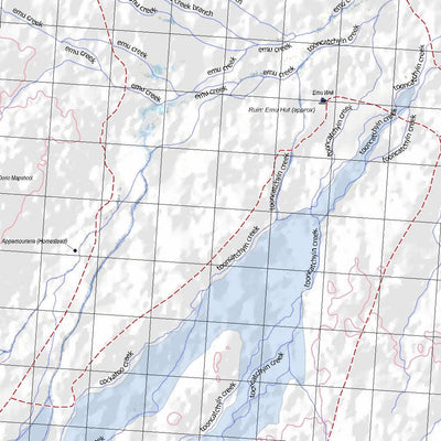 Getlost Map 6739 TOONCATCHYIN Topographic Map V14d 1:75,000 Preview 3