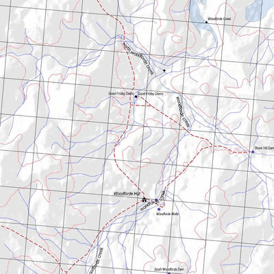 Getlost Map 6435 WOODFORDE Topographic Map V14d 1:75,000 Preview 3