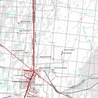 Getlost Map 6029 CUMMINS Topographic Map V14d 1:75,000 Preview 2