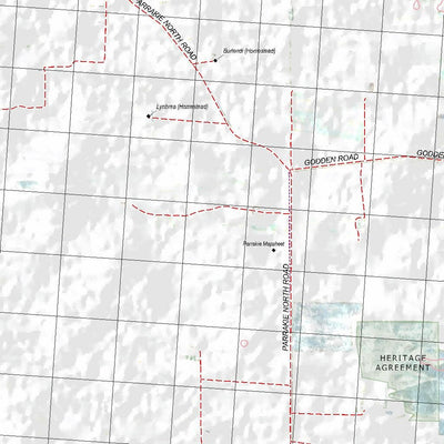 Getlost Map 6927 PARRAKIE Topographic Map V14d 1:75,000 Preview 2