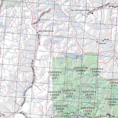 Getlost Map 6731 CAROONA Topographic Map V14d 1:75,000 Preview 3