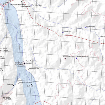 Getlost Map 6833 WINNININNIE Topographic Map V14d 1:75,000 Preview 2