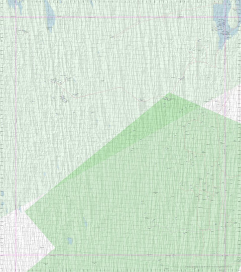 Getlost Map 6841 DIAMOND BOG Topographic Map V14d 1:75,000 Preview 1