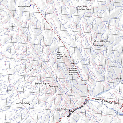 Getlost Map 6537 LEIGH CREEK Topographic Map V14d 1:75,000 Preview 3