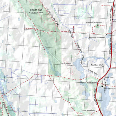 Getlost Map 6923 CONMURRA Topographic Map V14d 1:75,000 Preview 2