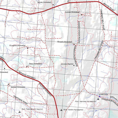 Getlost Map 6631 JAMESTOWN Topographic Map V14d 1:75,000 Preview 2
