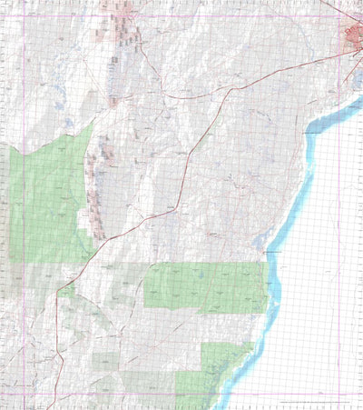 Getlost Map 6331 MIDDLEBACK Topographic Map V14d 1:75,000 Preview 1