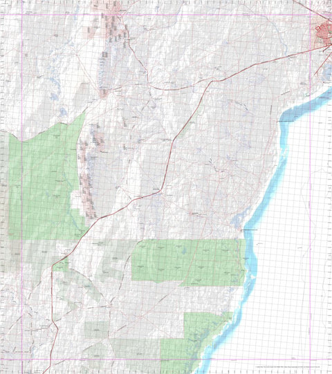 Getlost Map 6331 MIDDLEBACK Topographic Map V14d 1:75,000 Preview 1