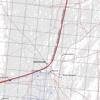Getlost Map 6331 MIDDLEBACK Topographic Map V14d 1:75,000 Preview 2
