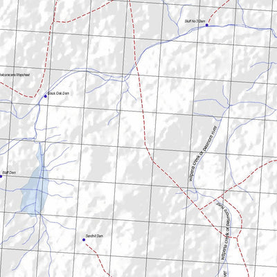 Getlost Map 6835 PASMORE Topographic Map V14d 1:75,000 Preview 3