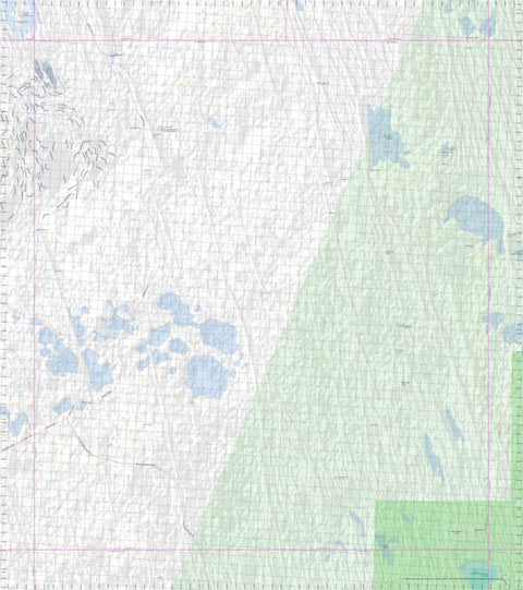 Getlost Map 6844 YERIECOOLA Topographic Map V14d 1:75,000 Preview 1