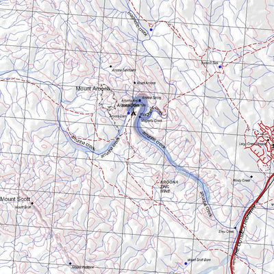 Getlost Map 6536 COPLEY Topographic Map V14d 1:75,000 Preview 3