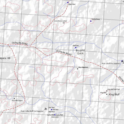 Getlost Map 6933 OLARY Topographic Map V14d 1:75,000 Preview 2
