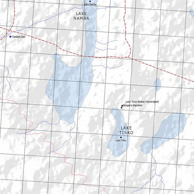 Getlost Map 6935 BENAGERIE Topographic Map V14d 1:75,000 Preview 2