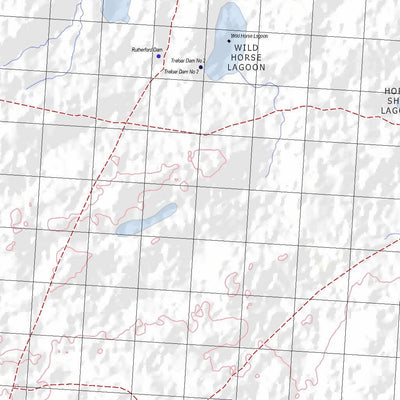Getlost Map 6935 BENAGERIE Topographic Map V14d 1:75,000 Preview 3