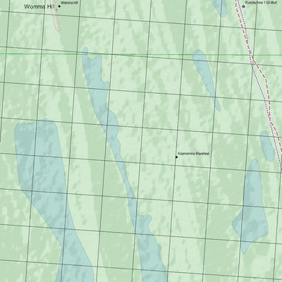 Getlost Map 6544 KOOMARINNA Topographic Map V14d 1:75,000 Preview 2