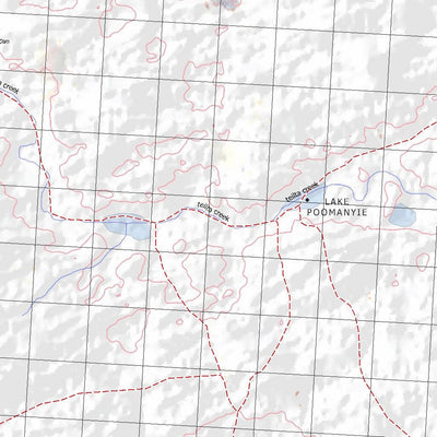 Getlost Map 7036 THURLOOKA Topographic Map V14d 1:75,000 Preview 3
