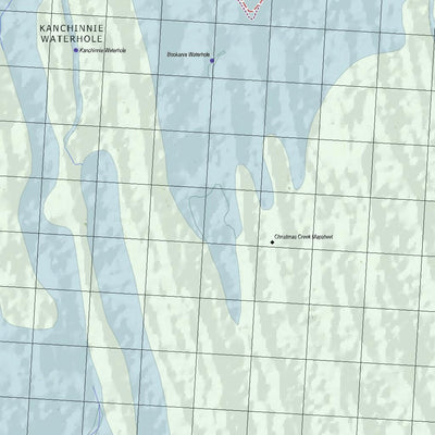 Getlost Map 6843 CHRISTMAS CREEK Topographic Map V14d 1:75,000 Preview 2