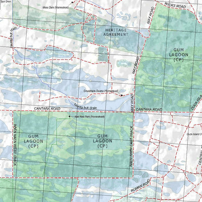 Getlost Map 6925 KEITH Topographic Map V14d 1:75,000 Preview 3